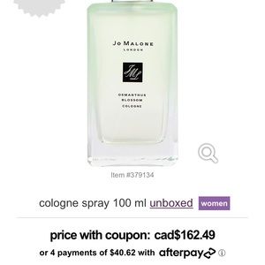 🧡BINB🧡 Jo Malone Osmanthus Blossom Cologne